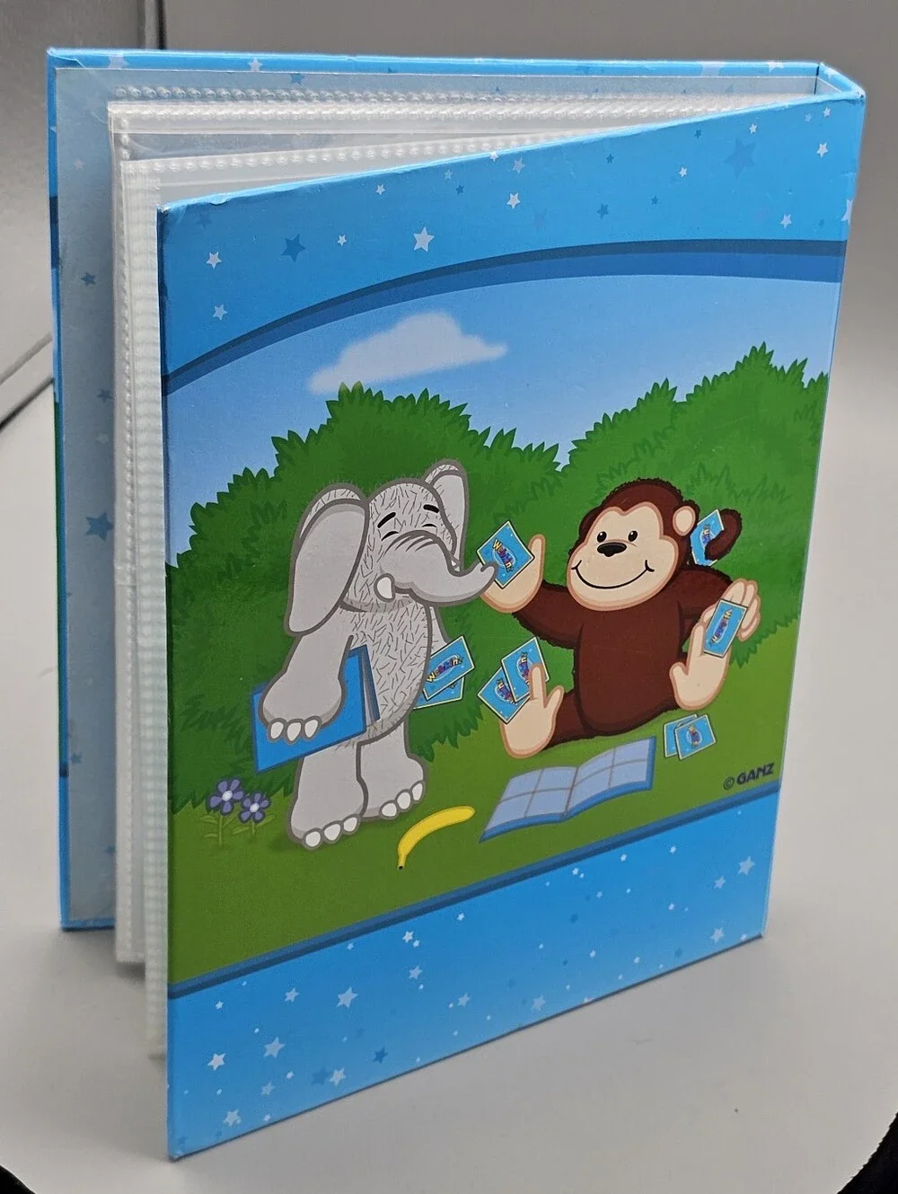 Webkinz Trading Card Album Assorted Cards Book Playing Dog Cat Monkey Food Fun